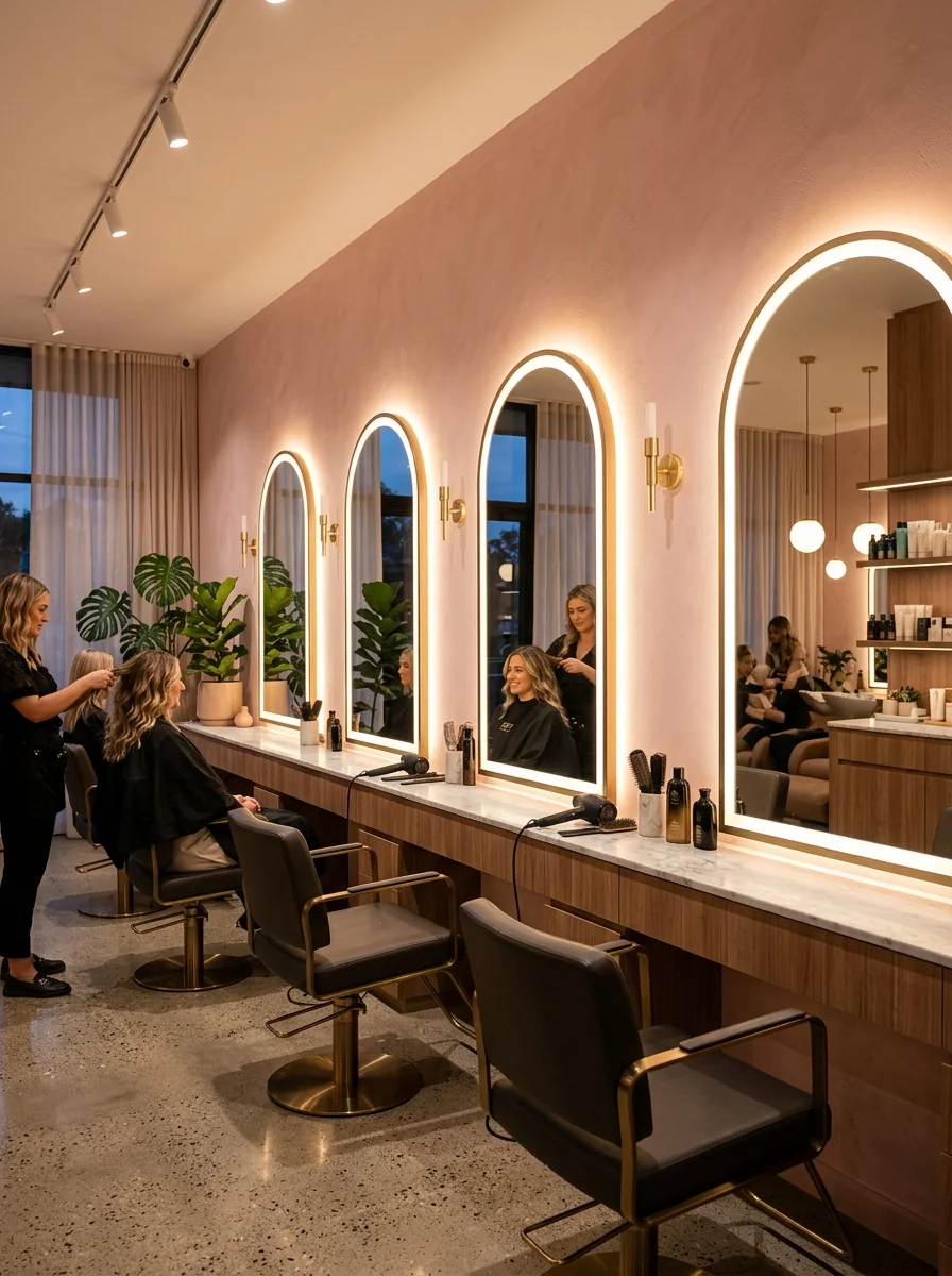 VV Studio Luxury Salon Ambience Luxury salon ambience at VV Studio